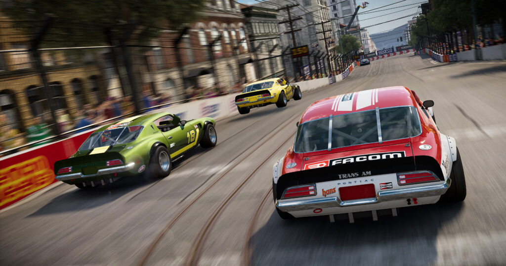 I swear I saw a Walgreens while racing Grid's streets of San Francisco.