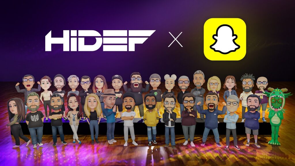HiDef's Bitmoji dance game.