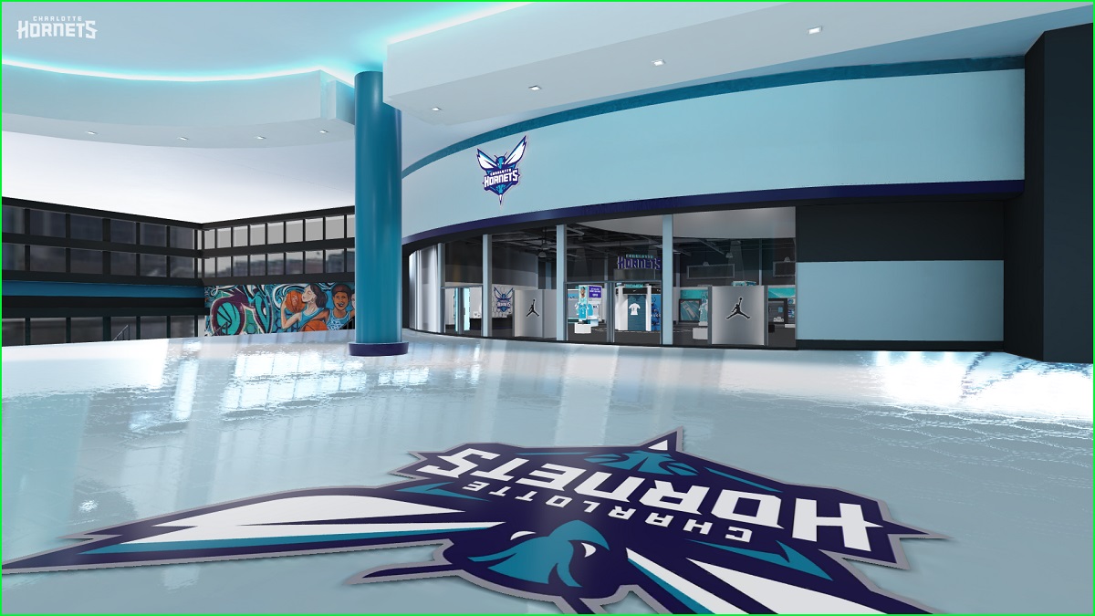 Meetkai made a digital twin of the Charlotte Hornets physical fan store.