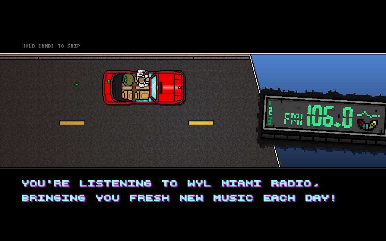 The soundtrack is great, even if it does say so itself.