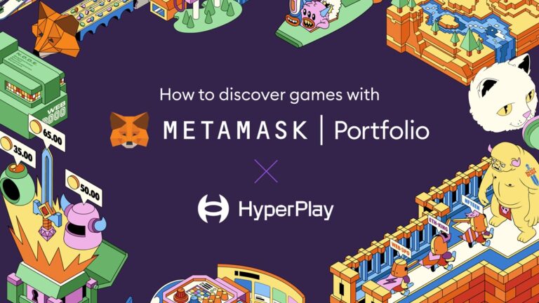 You can find games thanks to a collaboration between MetaMask and HyperPlay.