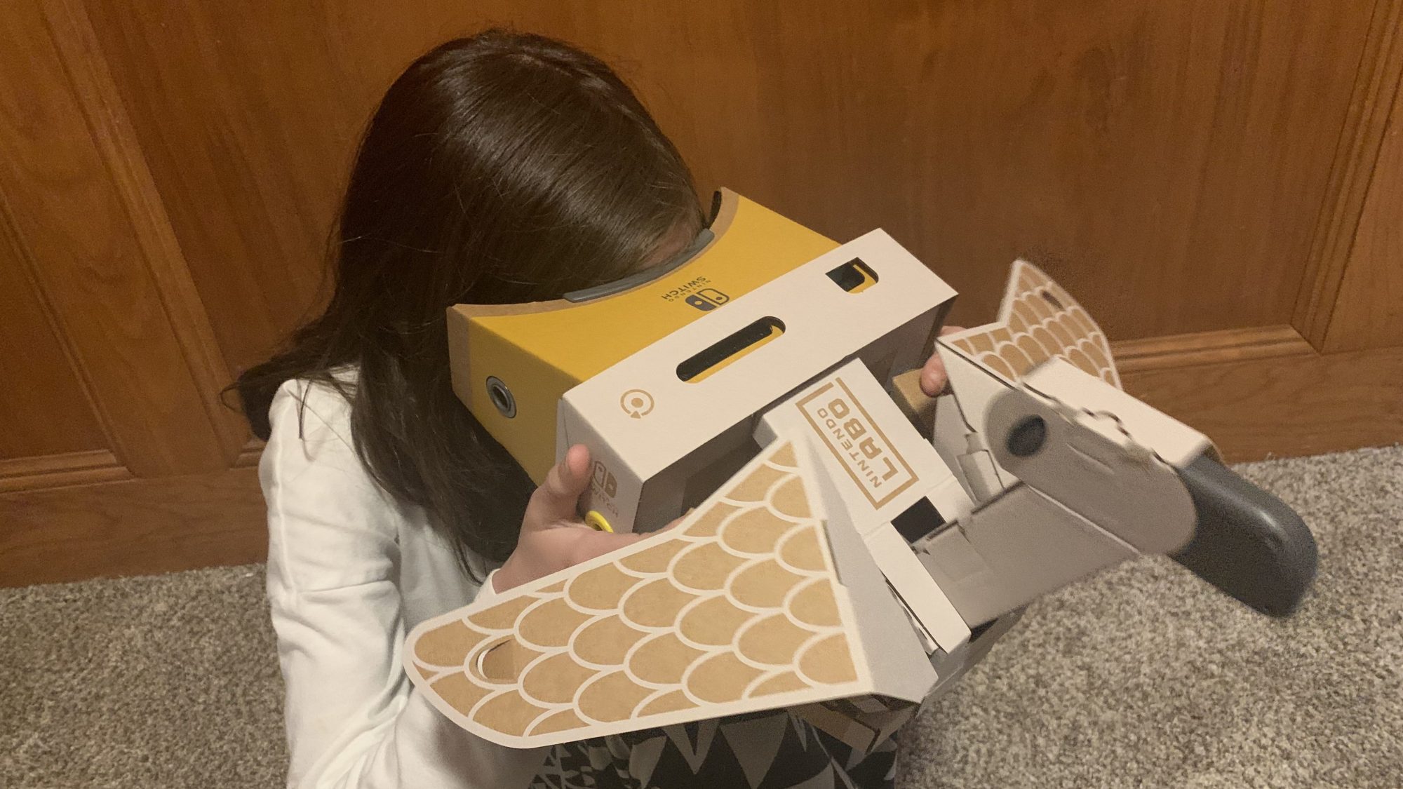 One of Nintendo's Labo VR Toy-Cons is a bird controller.