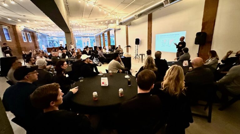 Aldora CEO Joost van Dreunen at the latest GamesBeat Global Tour stop in Seattle.