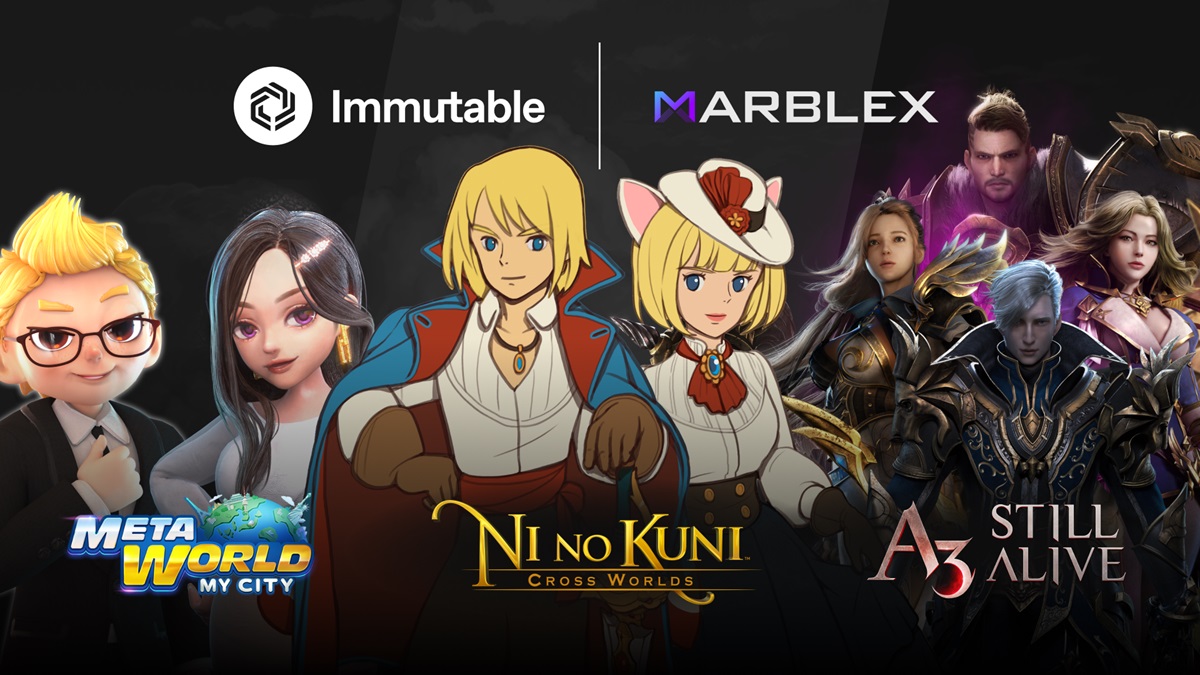 Immutable and Netmarble's MarbleX are teamed up.