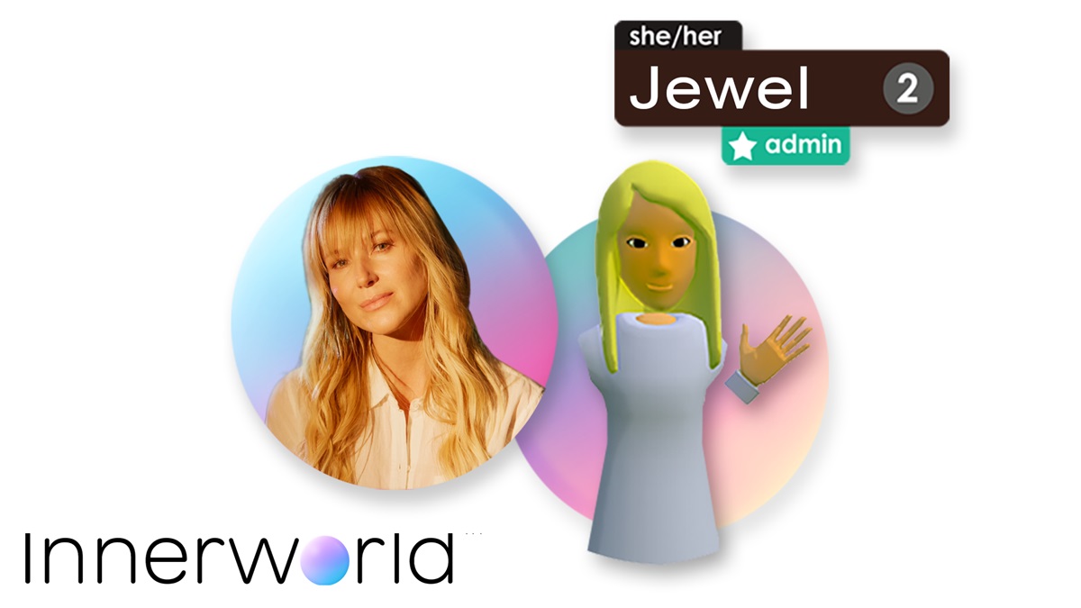 Jewel and her Innerworld avatar.