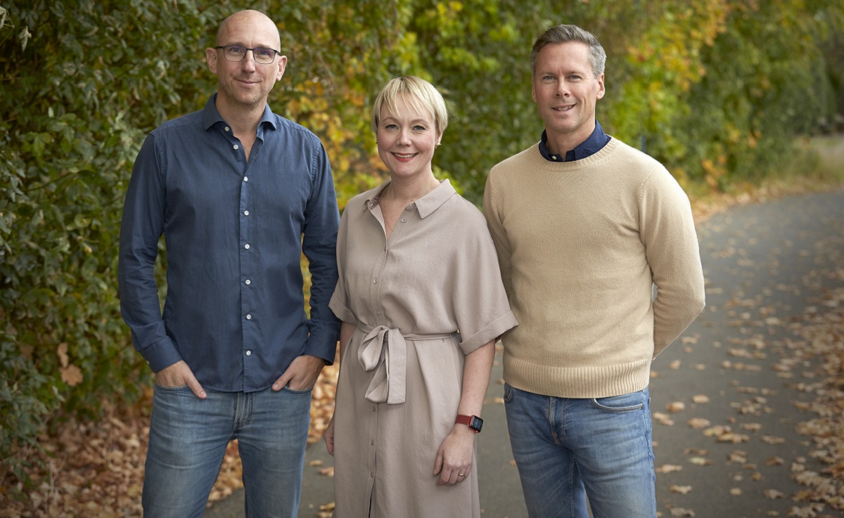 Karl Magnus Troedsson (left), Sigurlina Ingvarsdottir and Magnus Kenneby of Behold Ventures.