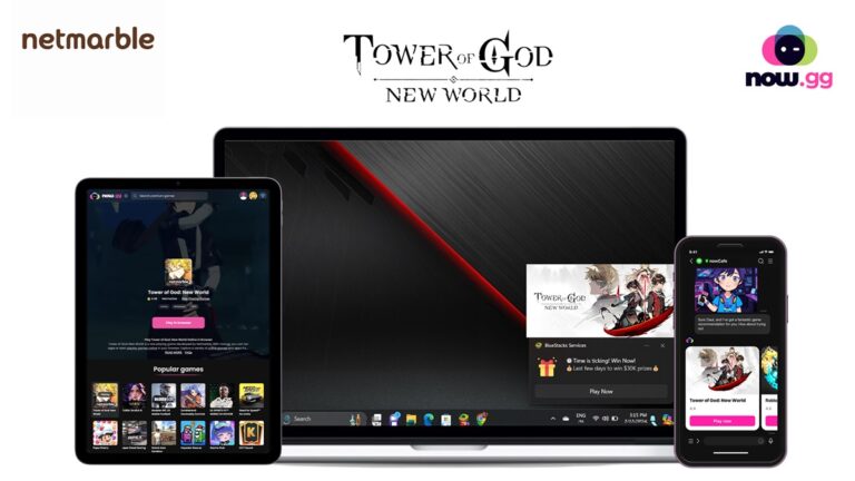 Now.gg will carry Netmarble's Tower of God on the NowCafe cloud platform.