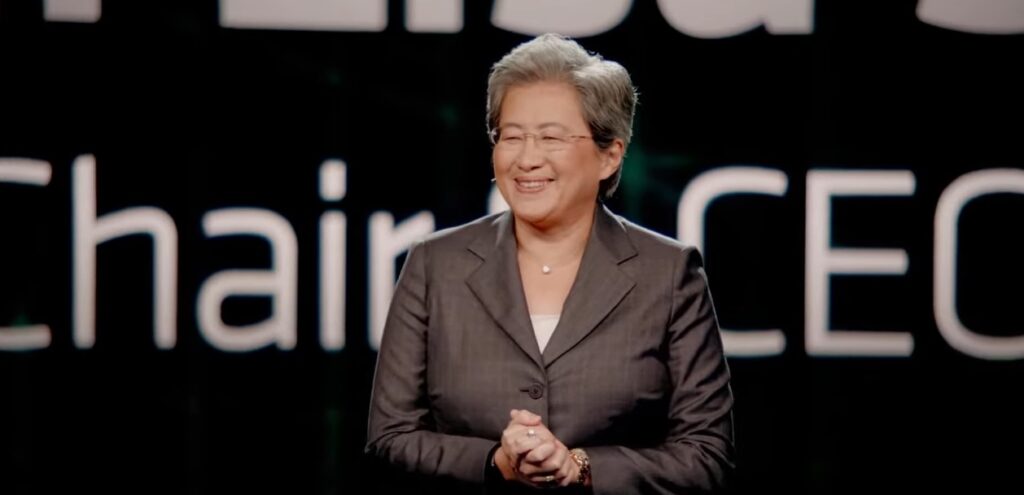 Lisa Su is CEO of AMD.