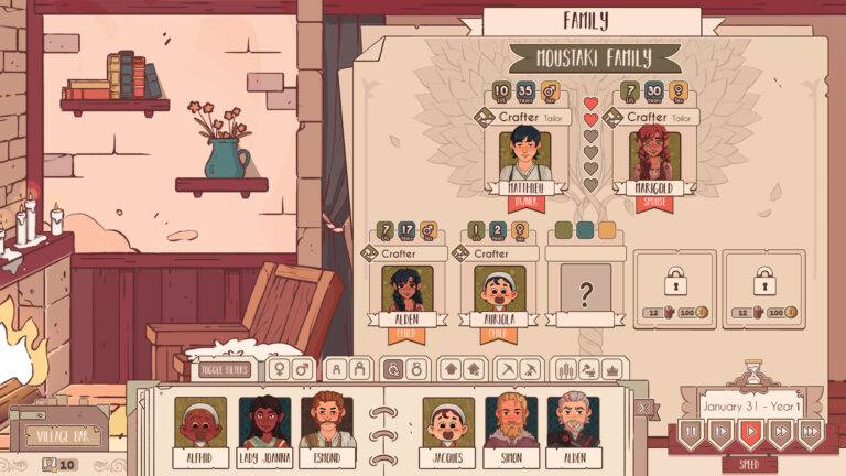 Family lineages matter in Lakeburg Legacies.
