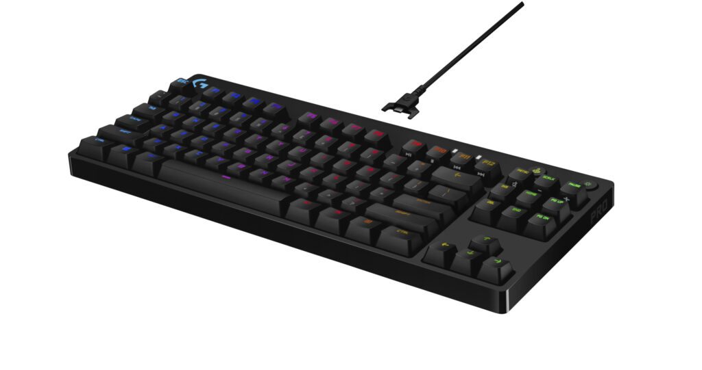 Logitech G Pro X with swappable switches.