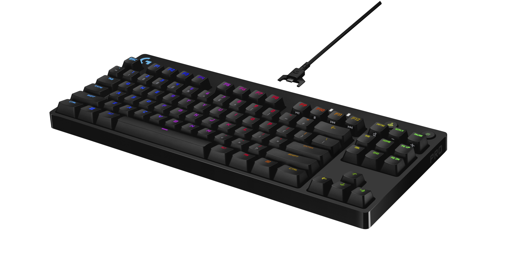 Logitech G Pro X with swappable switches.