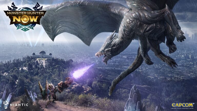 Kushala Daora dragon in Monster Hunter Now.