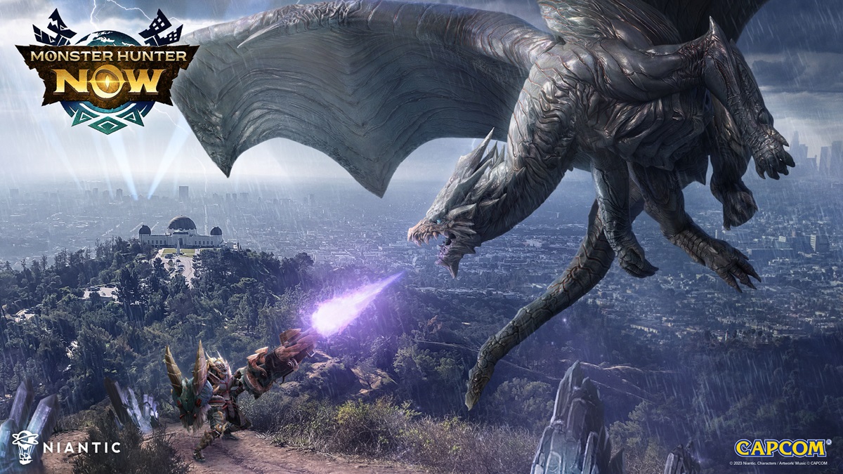 Kushala Daora dragon in Monster Hunter Now.