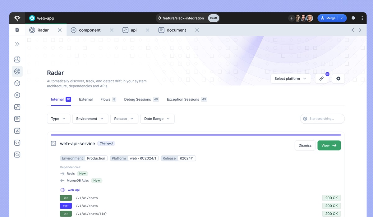 Multiplayer's new Observability feature allows users to detect drift.