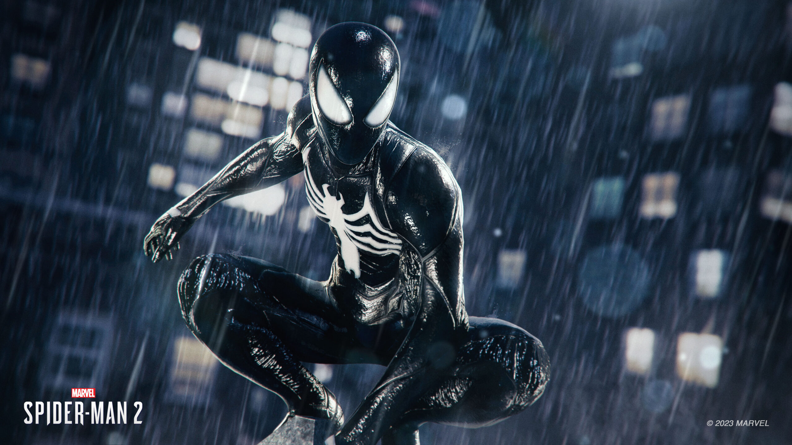 A mysterious black suit makes its appearance in Spider-Man 2.