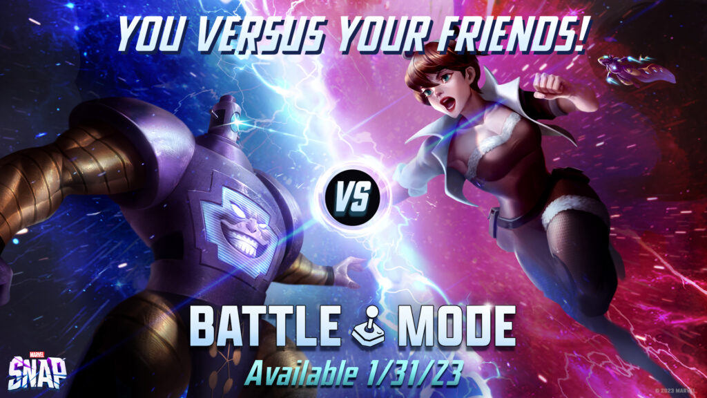 Marvel Snap launches it’s friend-fighting Battle Mode