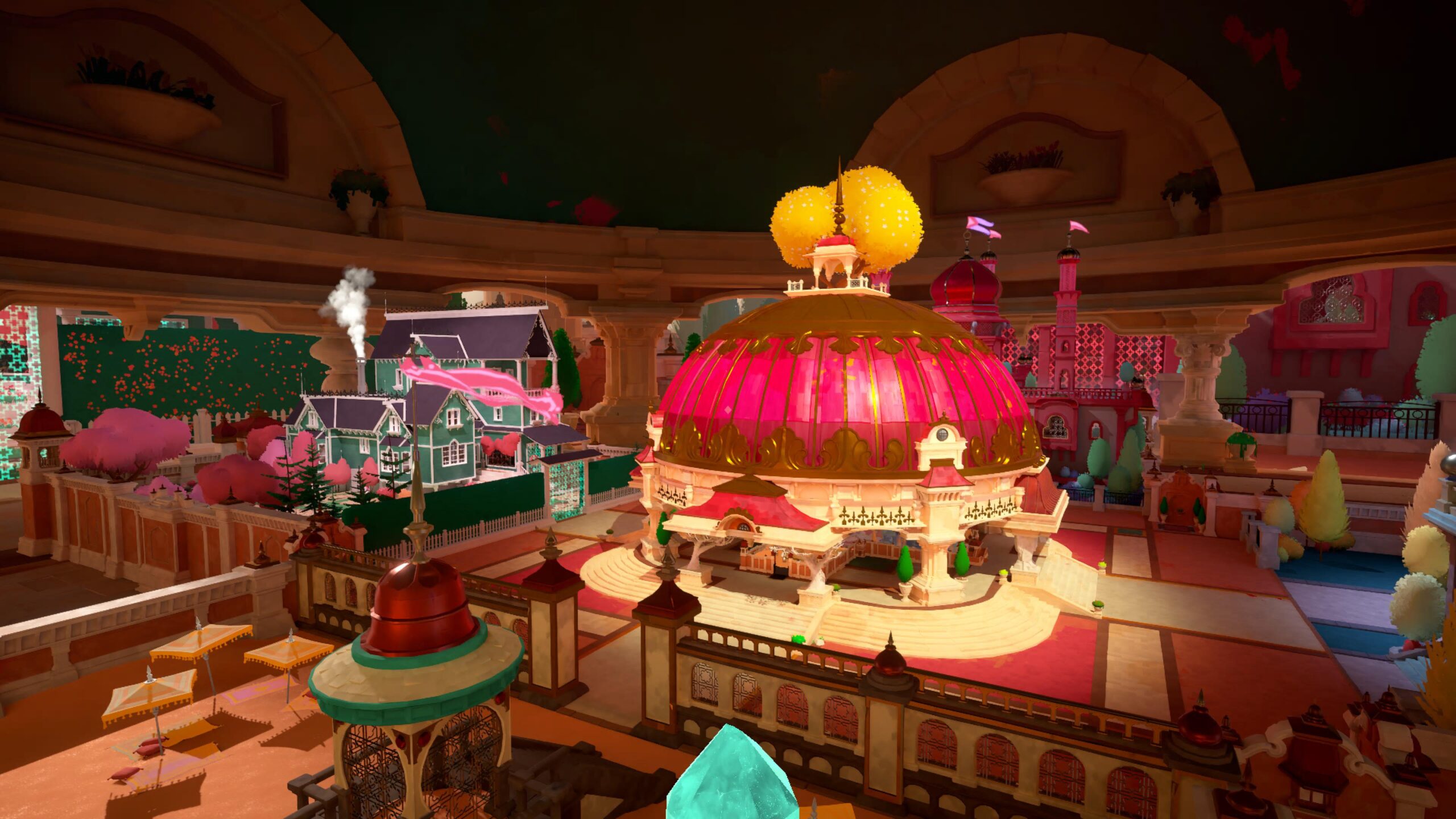 One portion of Maquette's nested worlds.