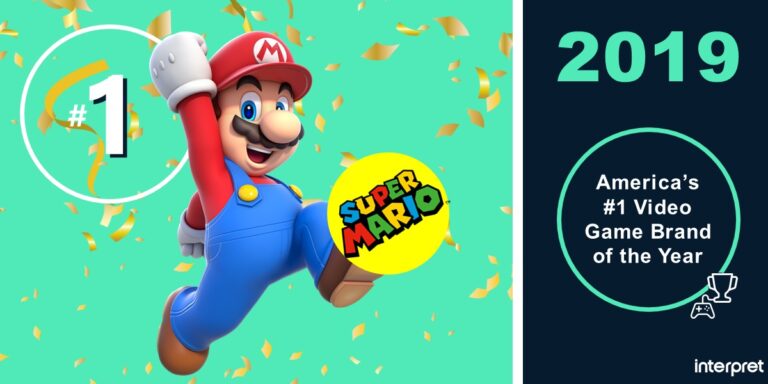 It may be no surprise that Mario is the strongest game brand of 2019.