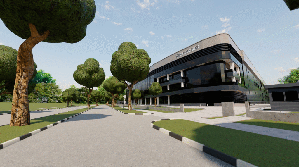 MeetKai's rendering of Silicon Box in Singapore.