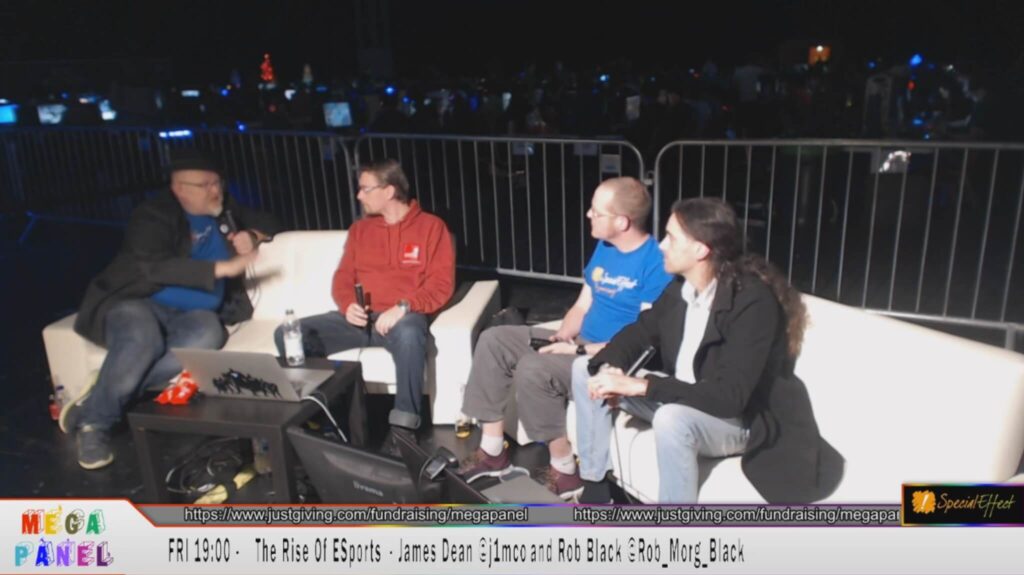 Watch folks from EA, Square Enix, Bossa Studios, and VentureBeat help raise money for Special Effect