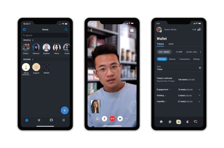 Minds is a social network popular with crypto users and gamers.