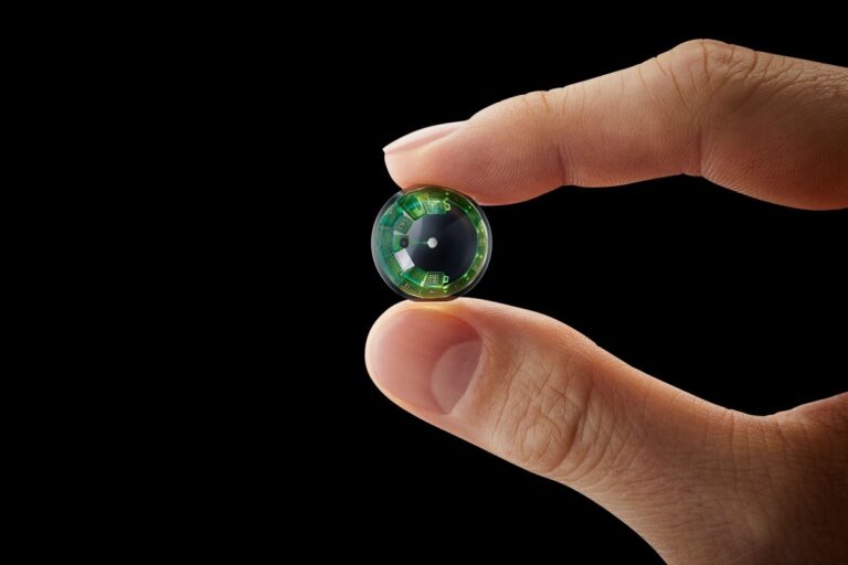 Mojo Vision's smart contact lenses.