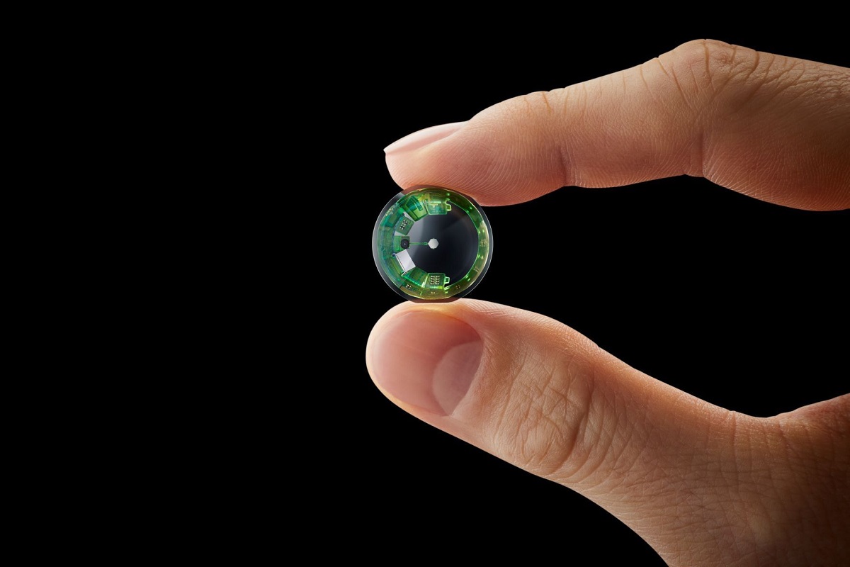 Mojo Vision's smart contact lenses.