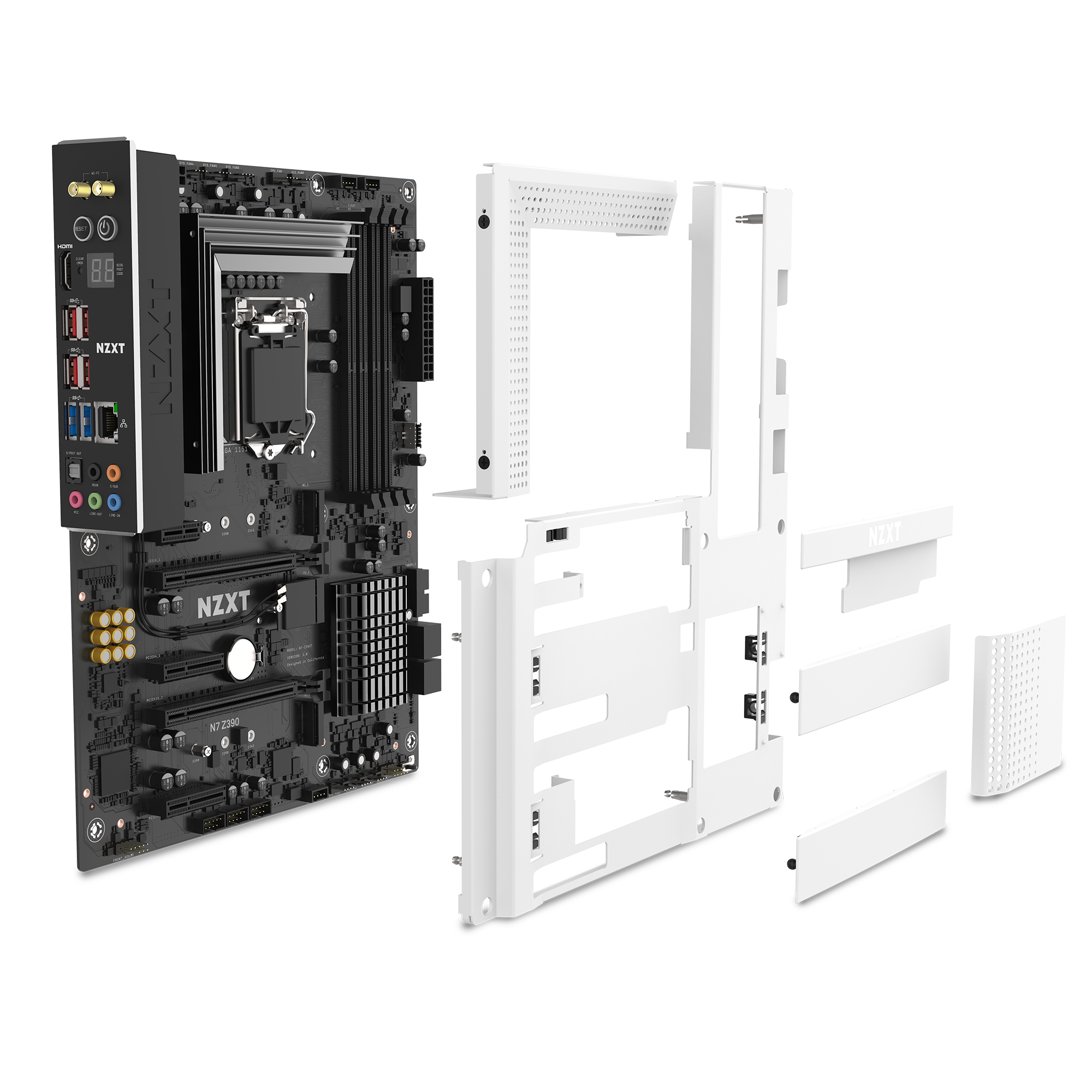 NZXT's second motherboard, the N7 Z390.