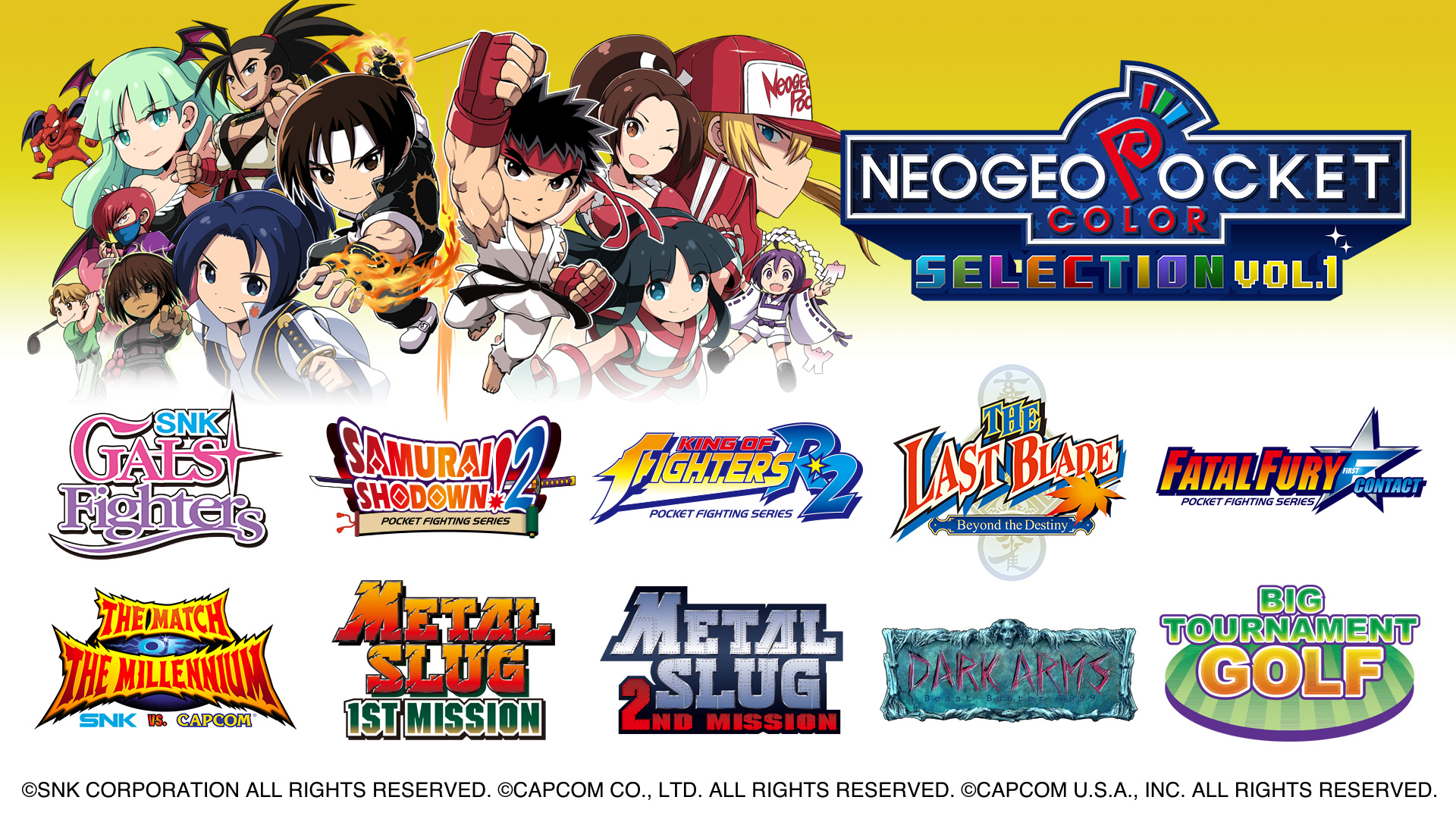 Neo Geo Pocket Color Selection Vol. 1.