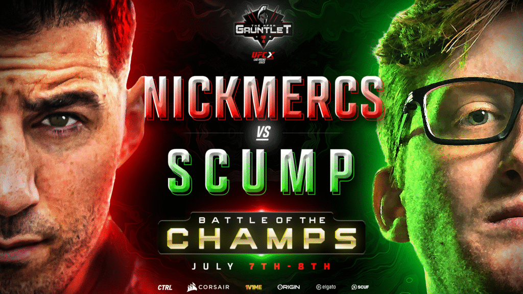Nickmercs and Scump will compete in the MFAM Gauntlet at UFC X