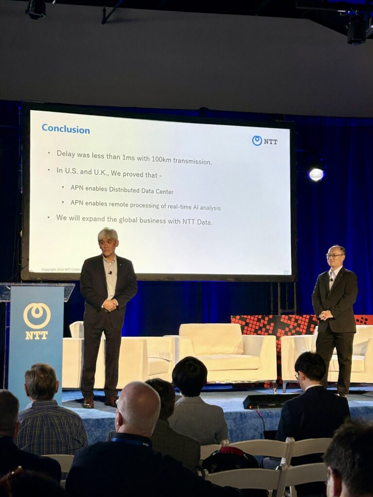 NTT Research press event in San Francisco.