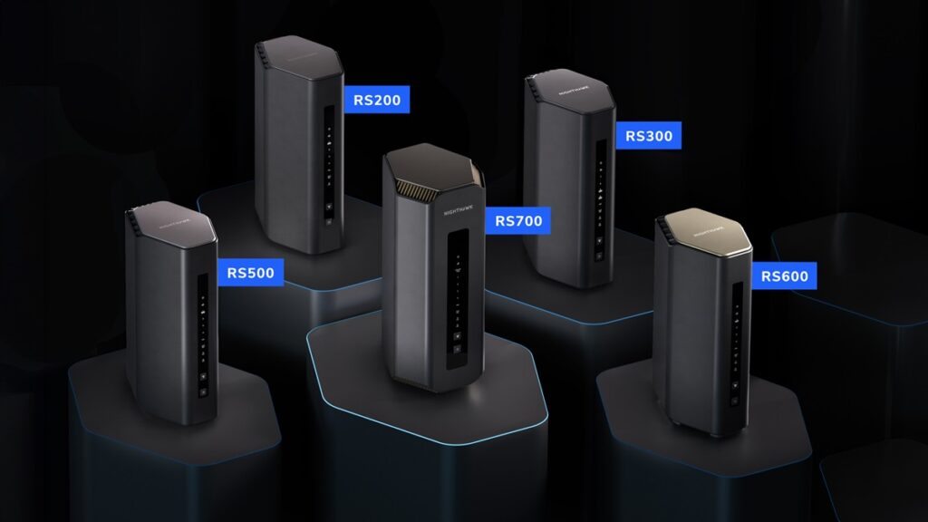 Netgear's full WiFi 7 router family under the Nighthawk brand.