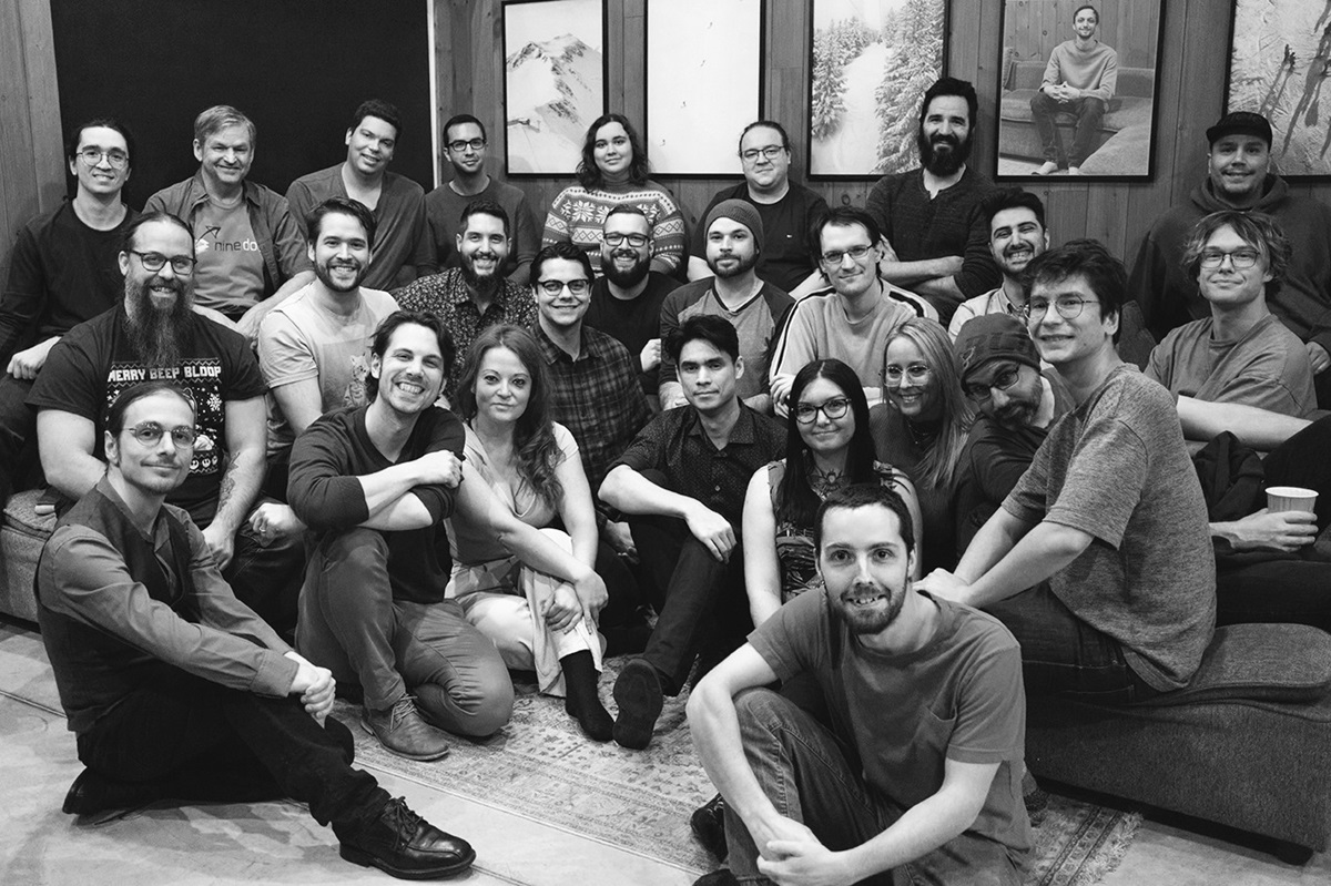The Nine Dots team in Quebec City, Canada.