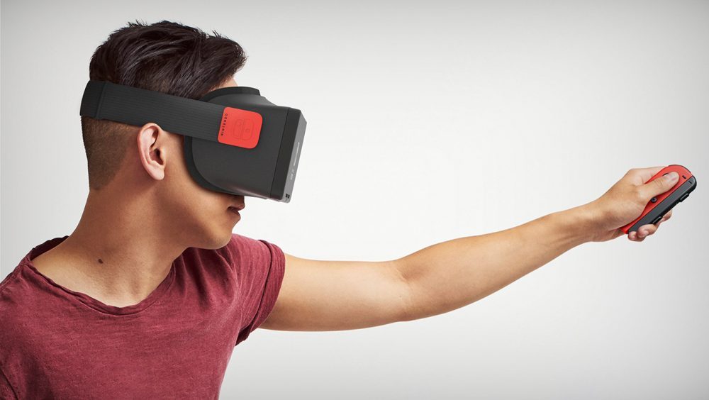 A mockup of what Nintendo VR could look like.