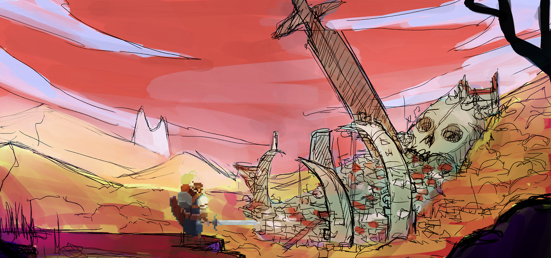 No Place For Bravery is the first RPG from Glitch Factory, a Brazilian studio.