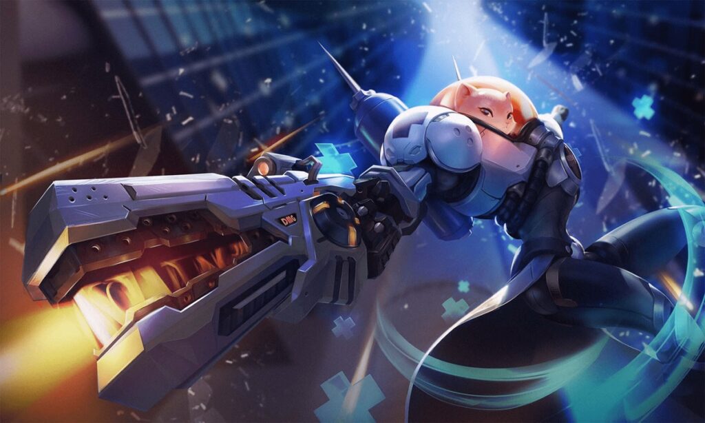 Nyan Heroes features cat characters.