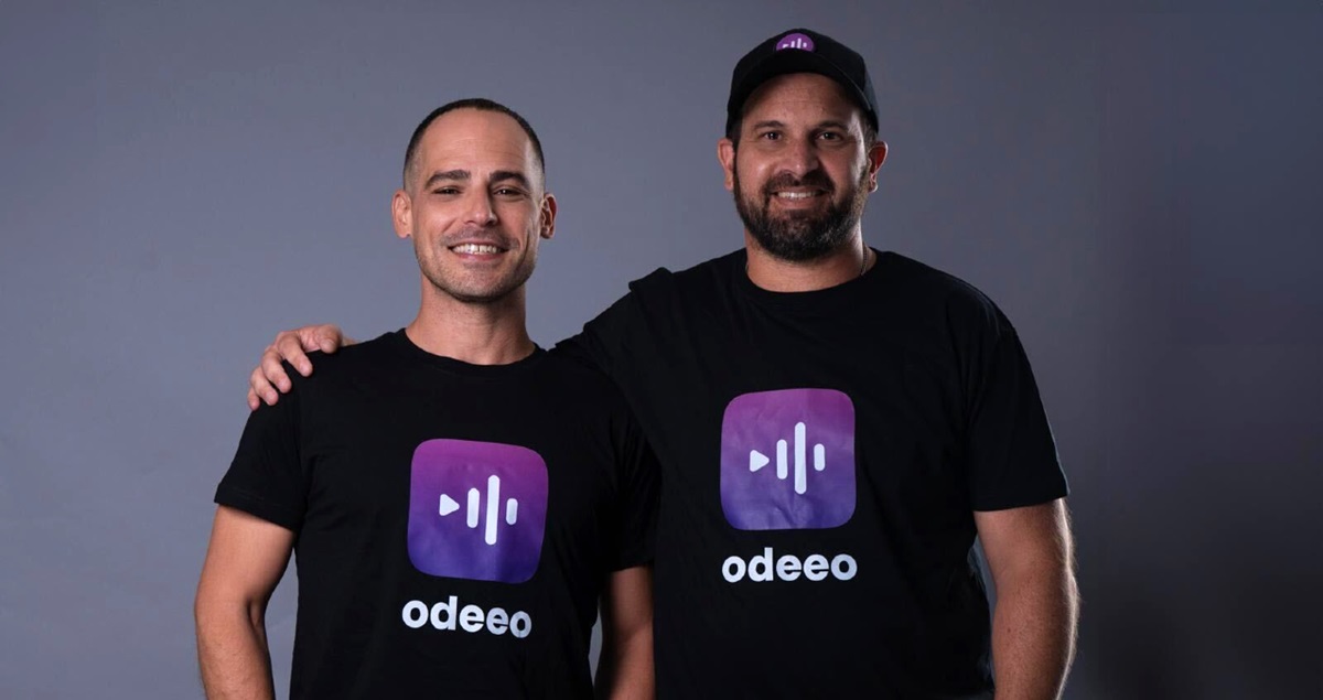 Odeeo founders Amit Monheit and Elad Stern.