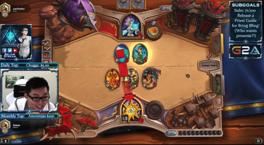 Watch one of the best Hearthstone players lose to a lowly starter deck