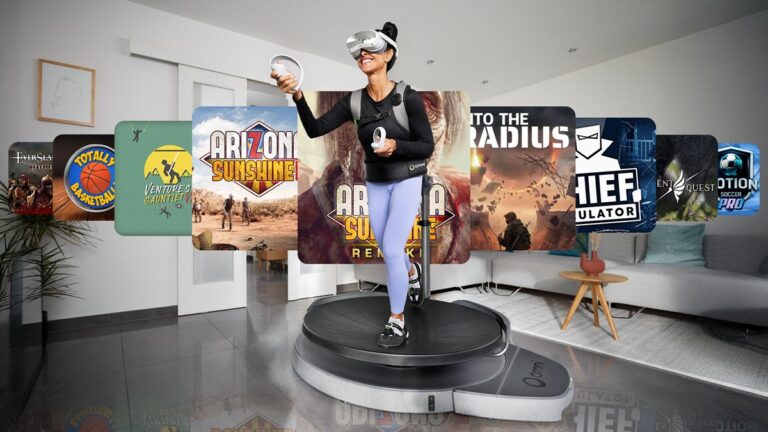 The Omni One VR Treadmill is expanding its game library.