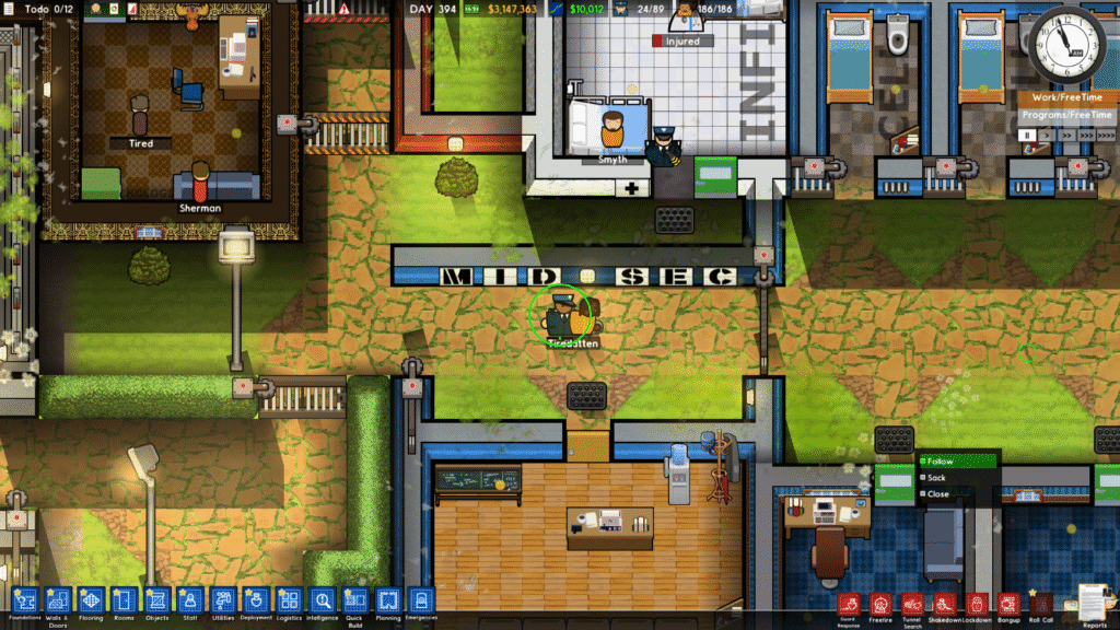 Prison Architect will release the Cleared for Transfer free expansion on May 14