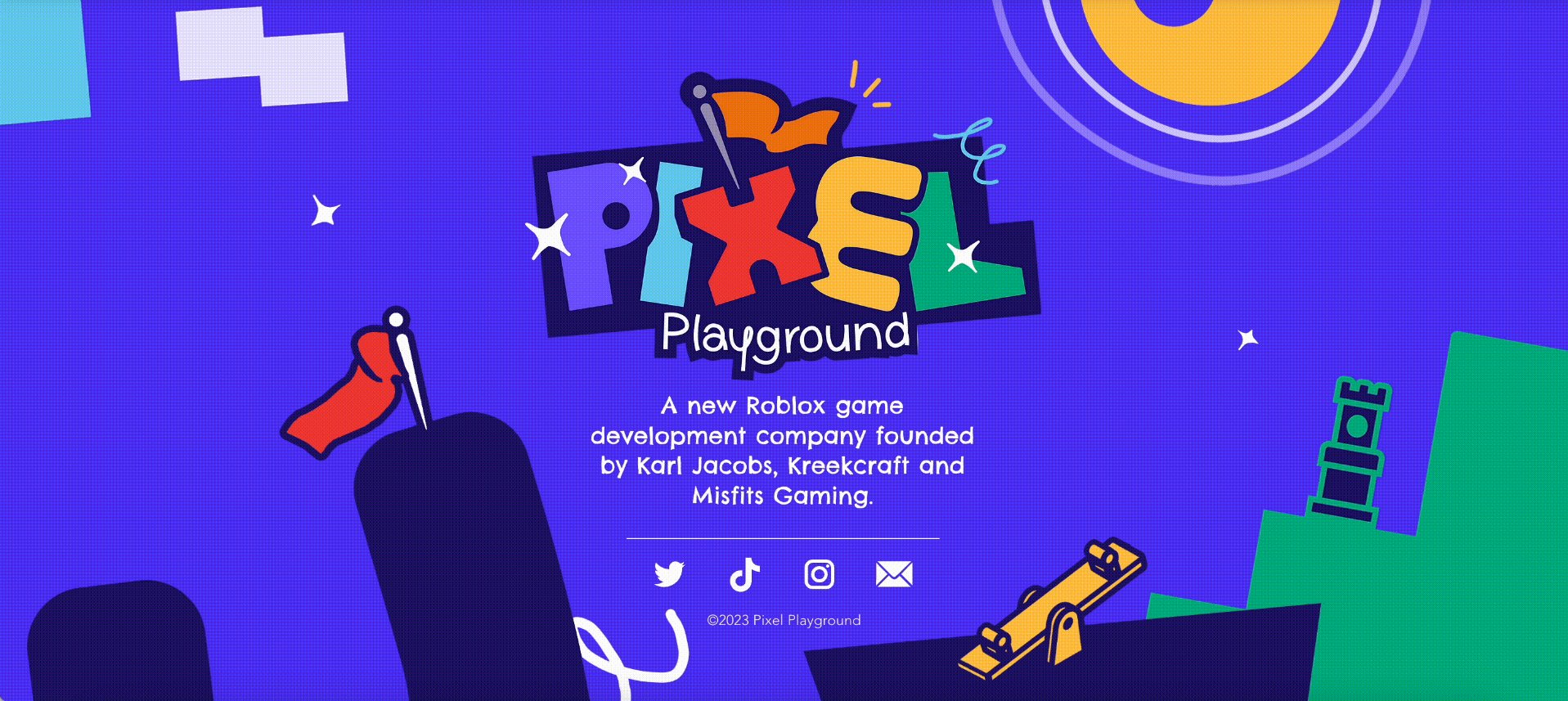 Misfits Gaming, Karl Jacobs, and Kreekcraft launch Pixel Playground roblox studio