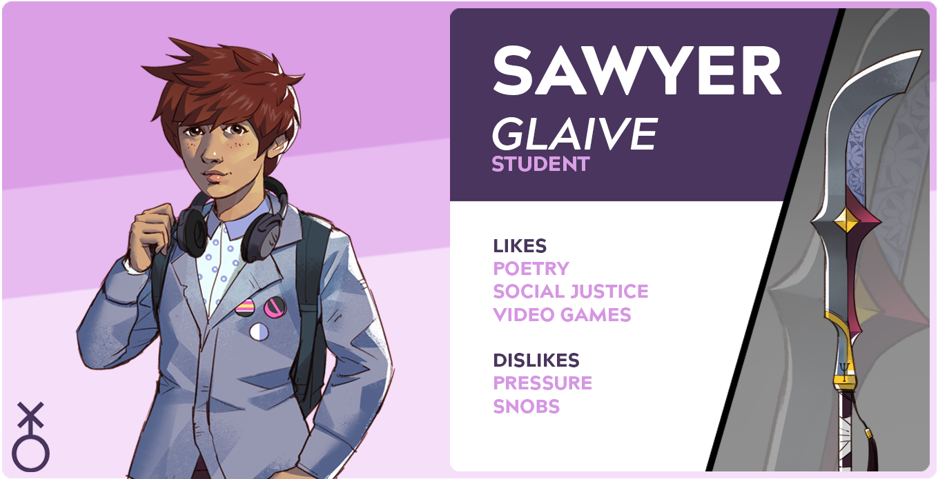 Glaives are among my favorite weapons, so it looks like I'll be meeting up with Sawyer at some point!