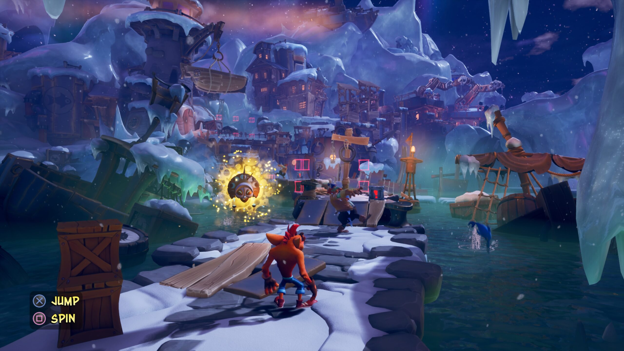 Who doesn't love a zombie ice fishing village?