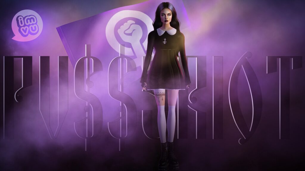 Pussy Riot creator Nadya and IMVU have teamed up.