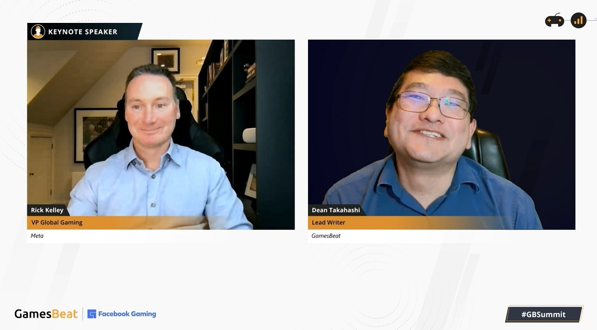 Rick Kelley is head of Meta's Facebook Gaming.