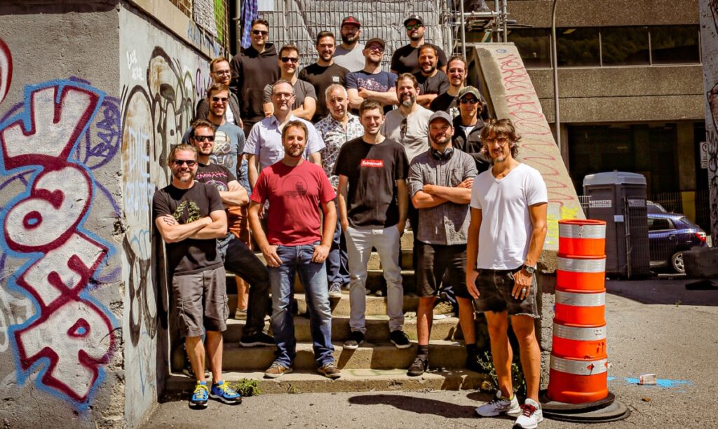 The Raccoon Logic team in Toronto.