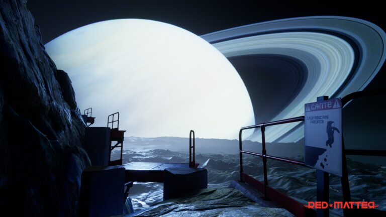 Saturn looks impressive from Mars.