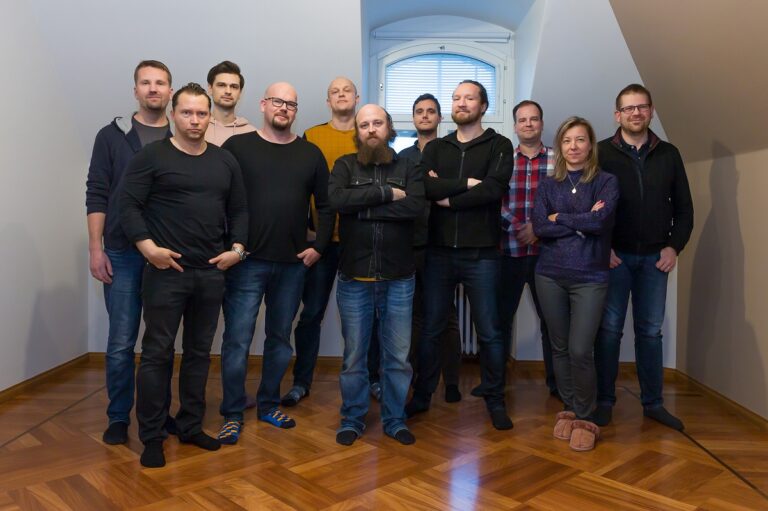 The team at Finland's Red Hill Games.