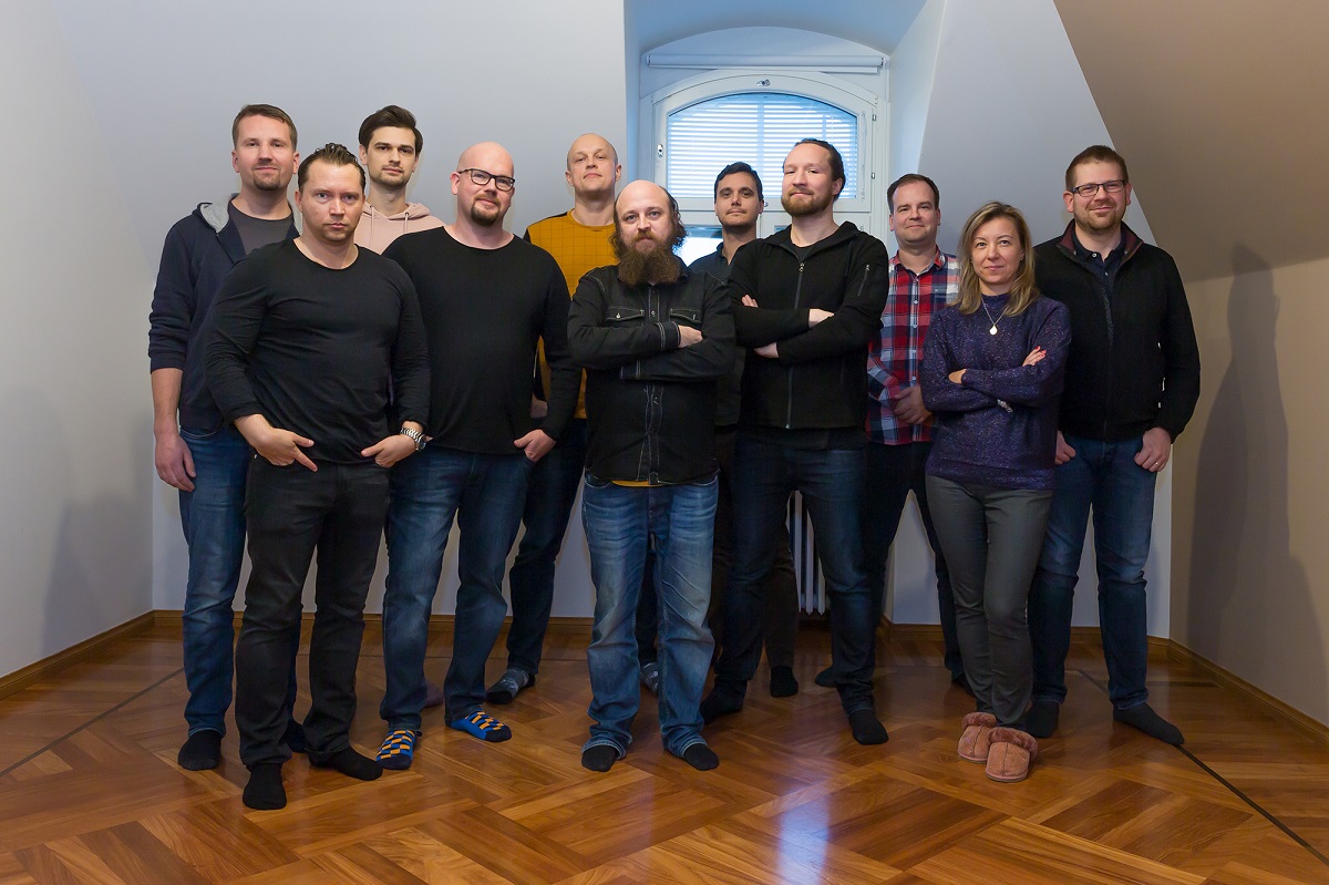 The team at Finland's Red Hill Games.