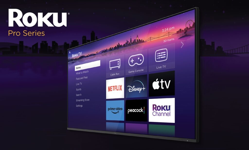 Roku introduces Pro Series streaming TVs, with an AI feature